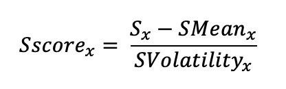 Sscore Equation